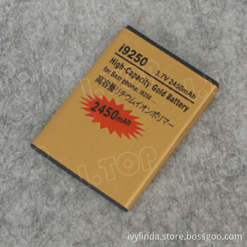 3.7V 2450mAh For Samsung Galaxy i9250 Mobile Phone Batteries